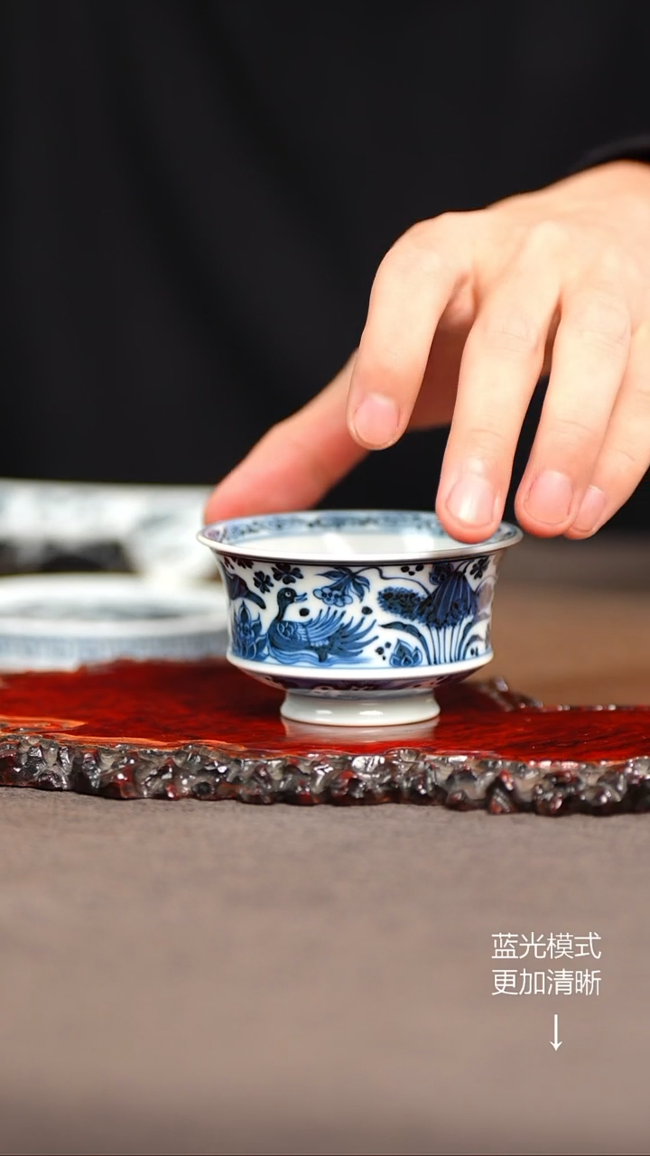 其他陶瓷强*哥景德镇陶瓷鸳鸯单杯 