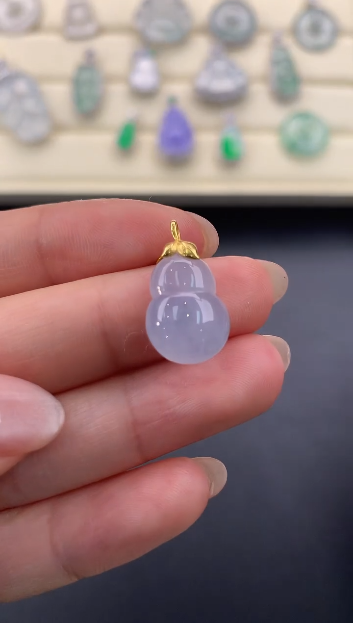 【闪购商品】翡翠颈饰18K金镶嵌X55        