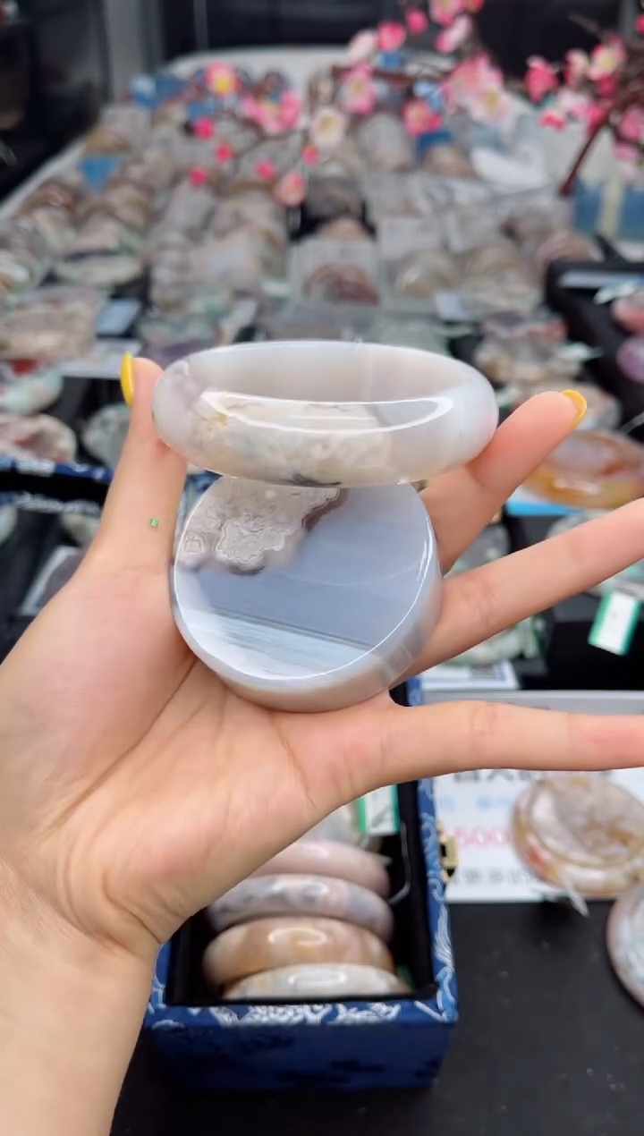 石英质玉未镶嵌手镯62圈口（赠送镯心）144749