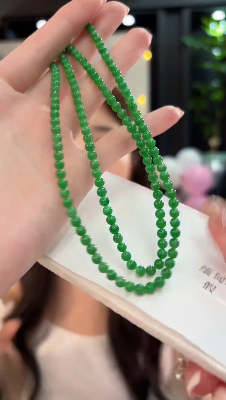 颈饰未镶嵌翡翠 缅甸A货/支持复检/一件