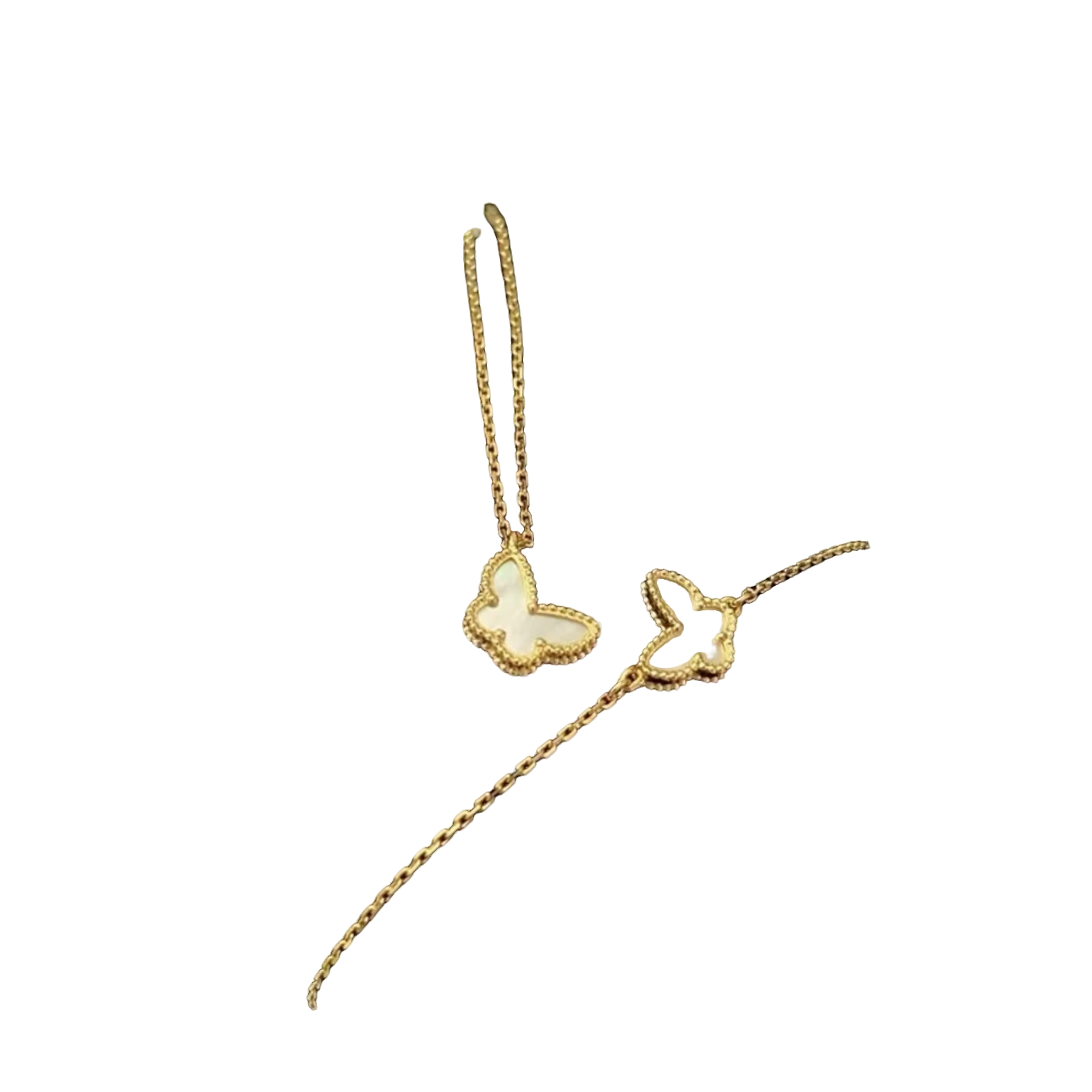 《梵克宝》 备用 围巾 高定蝴蝶mini 双面百搭经典 围巾 V43气质