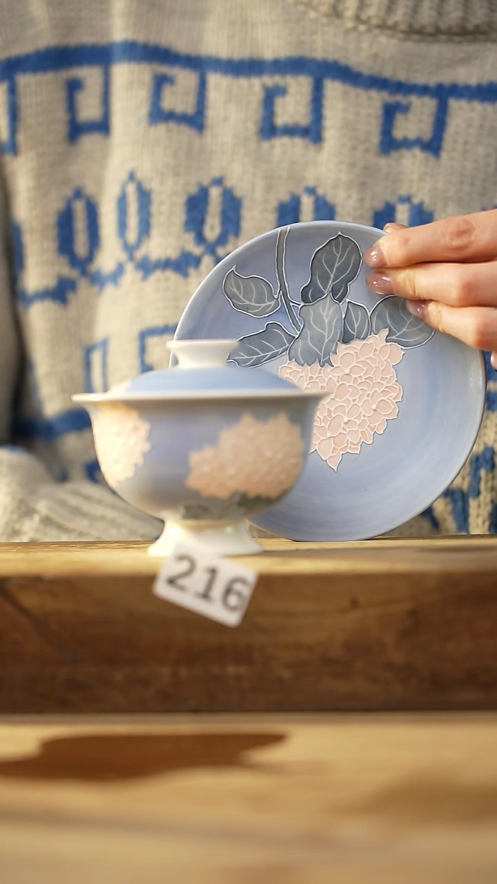 【闪购商品】瓷片新品设计师手作款 手绘系列 子慕