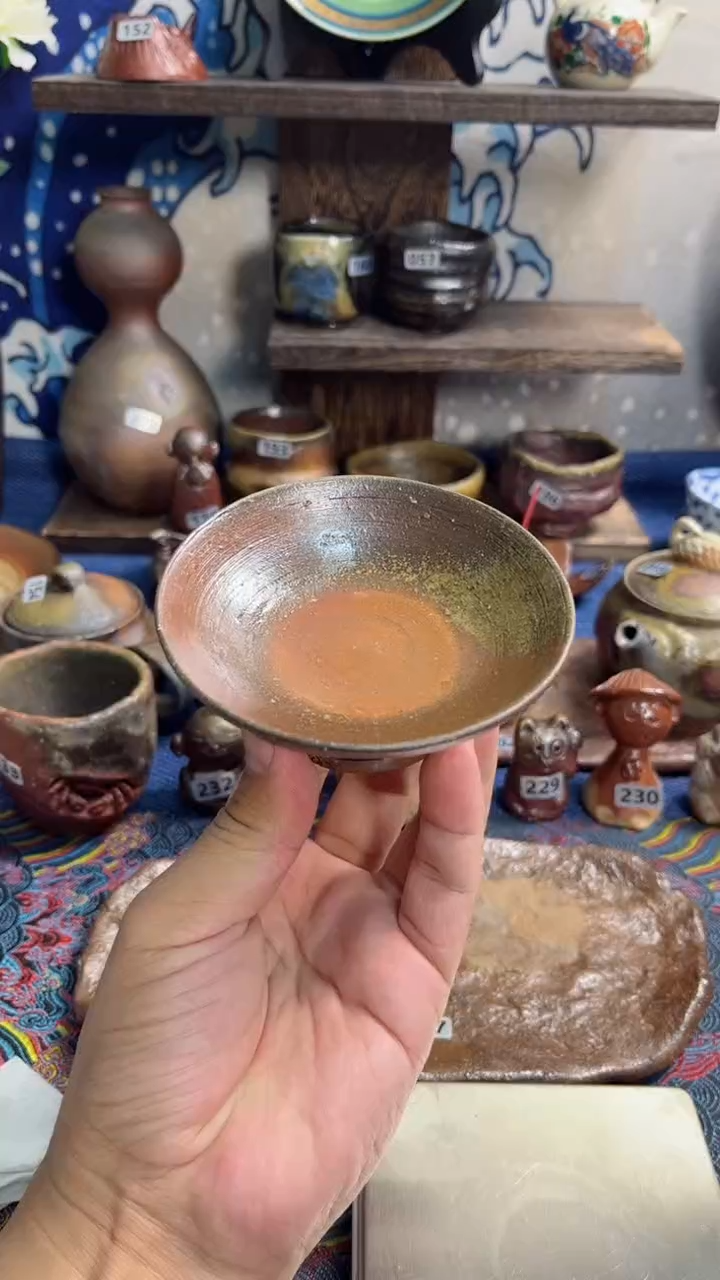 【闪购商品】236日式备前烧茶具茶器茶周边