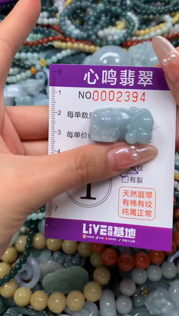 颈饰未镶嵌翡翠闪购002394