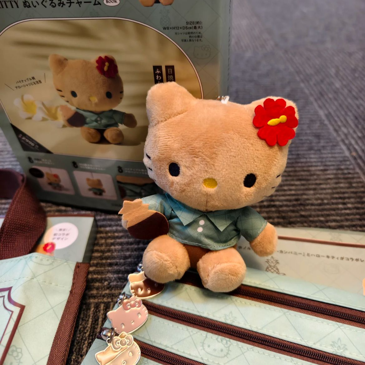 【东京限定】Hello Kitty x Honolulu Cookie 檀香山 钥匙扣玩偶