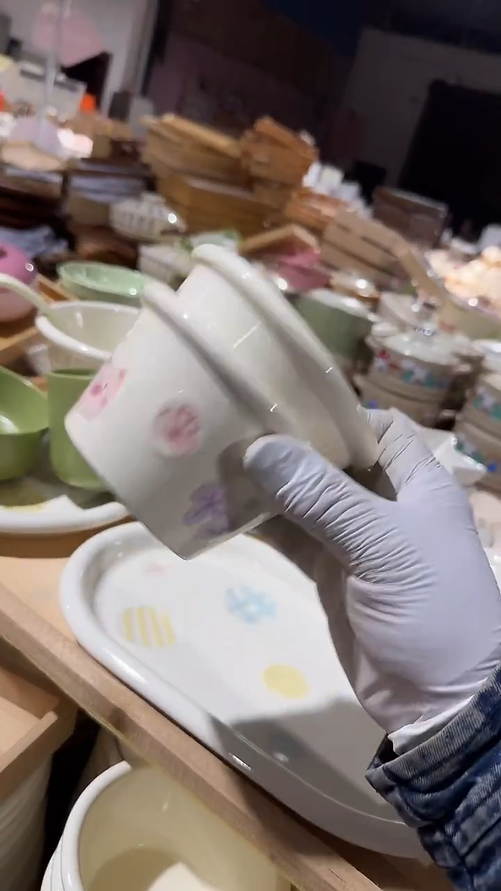 陶瓷2个胖胖反边米饭碗微瑕 凑满20元包邮