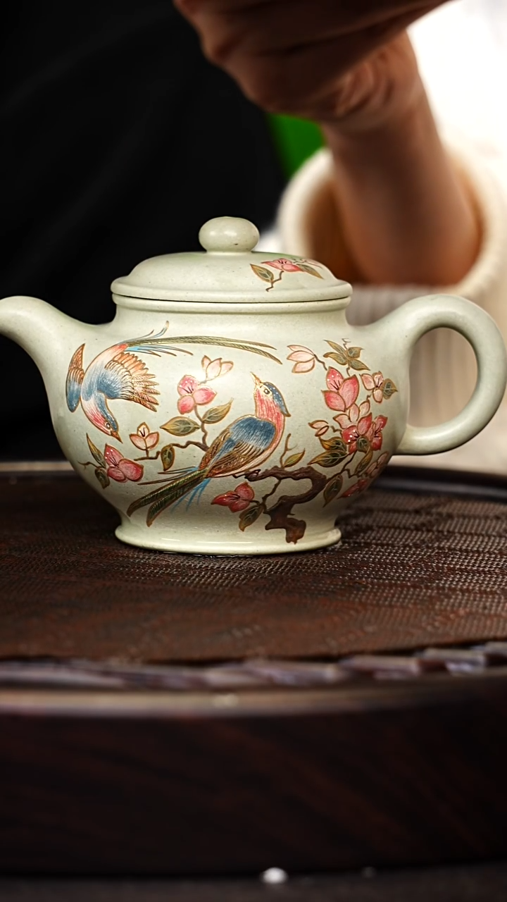 宜兴原矿高端紫砂 梅子青260cc