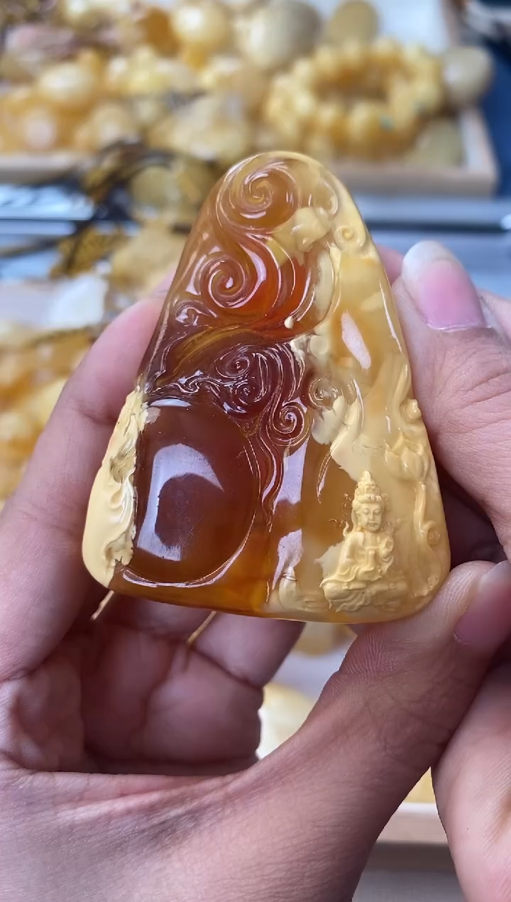 未镶嵌琥珀裸石天然琥珀蜜蜡