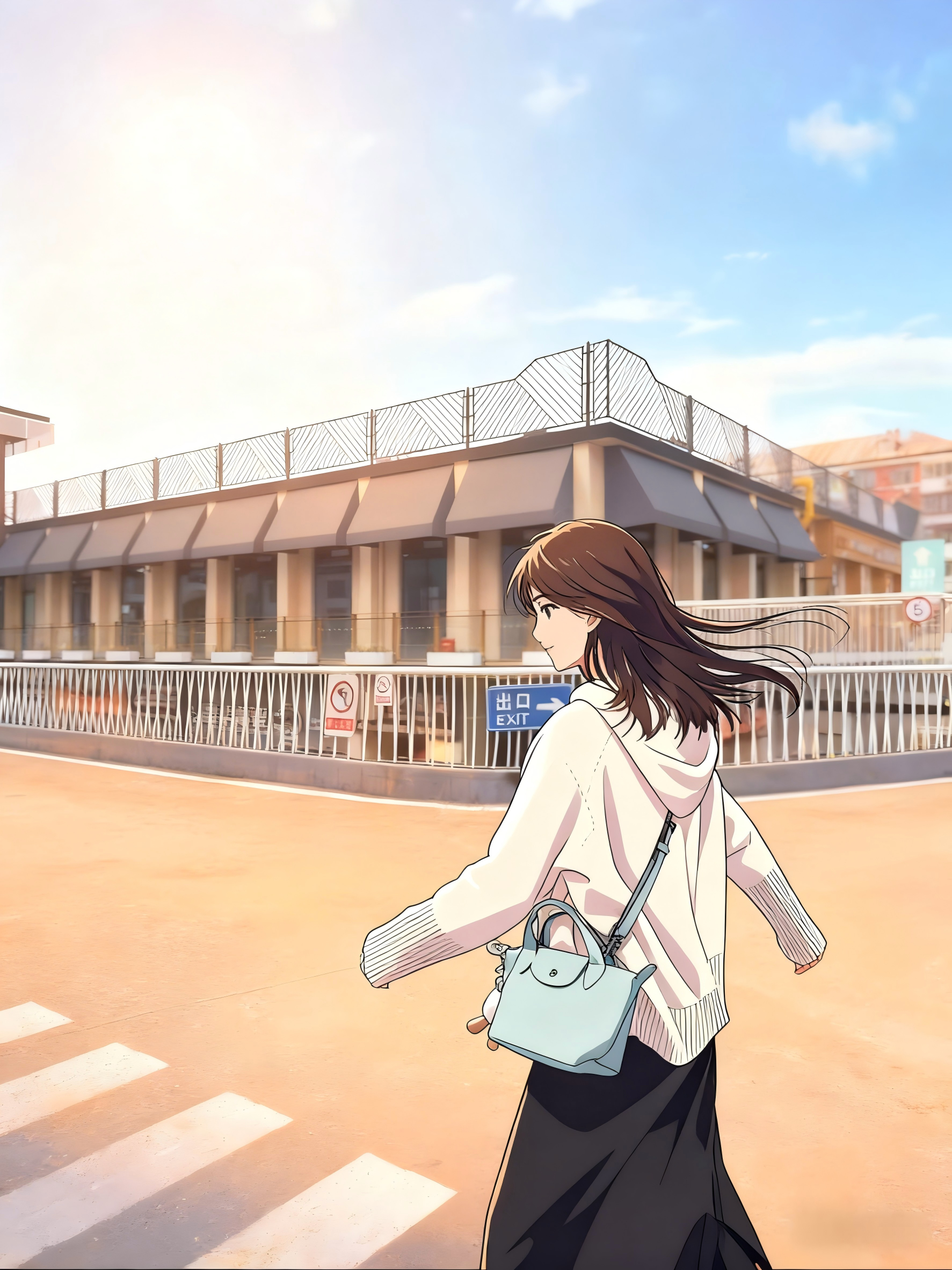 双柄mini斜挎皮饺子包包