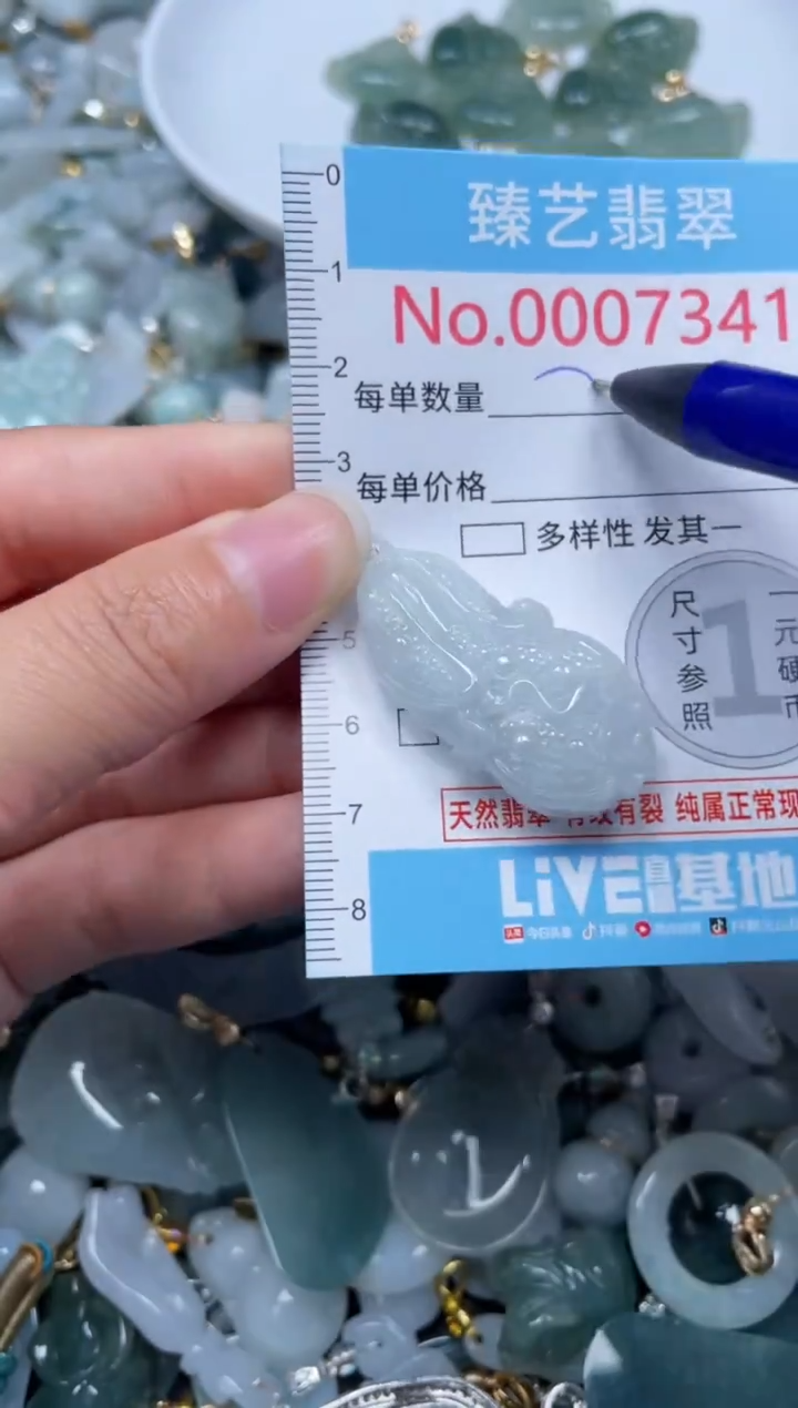 颈饰未镶嵌翡翠7341