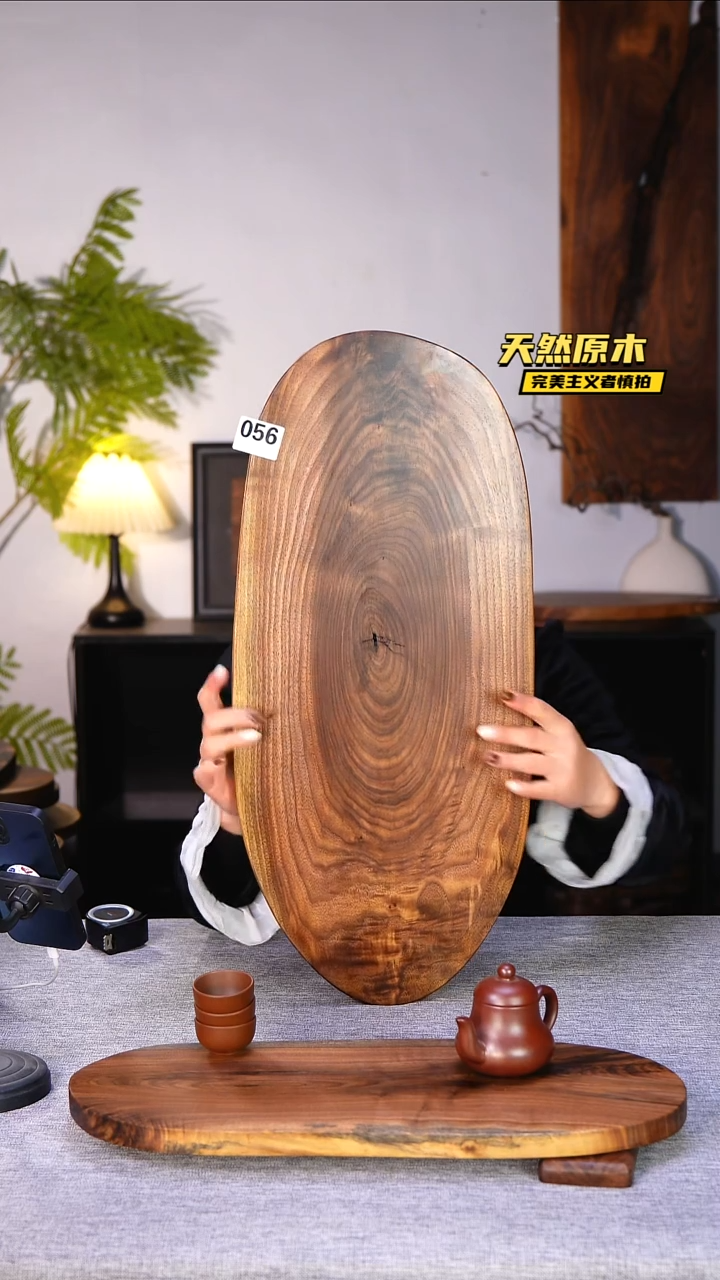 木北美黑胡桃原木.干裂疤结不属于商品质量问题完美主义者慎拍