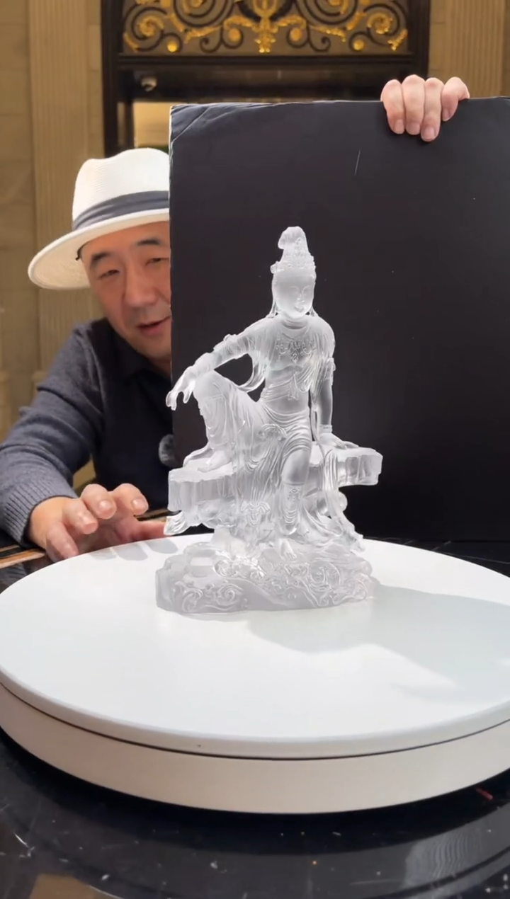 【闪购商品】茶宠自在观音艺术摆件AJ06624