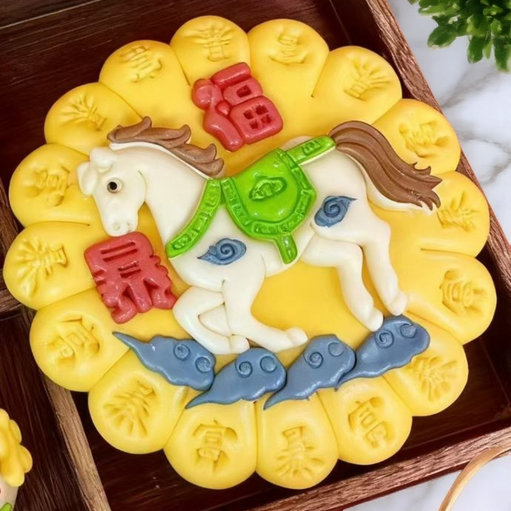 胶东花饽饽马年暴富马盘