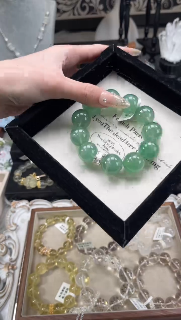 【闪购商品】烟晶手链银S925镶嵌天然水晶 多样性发货