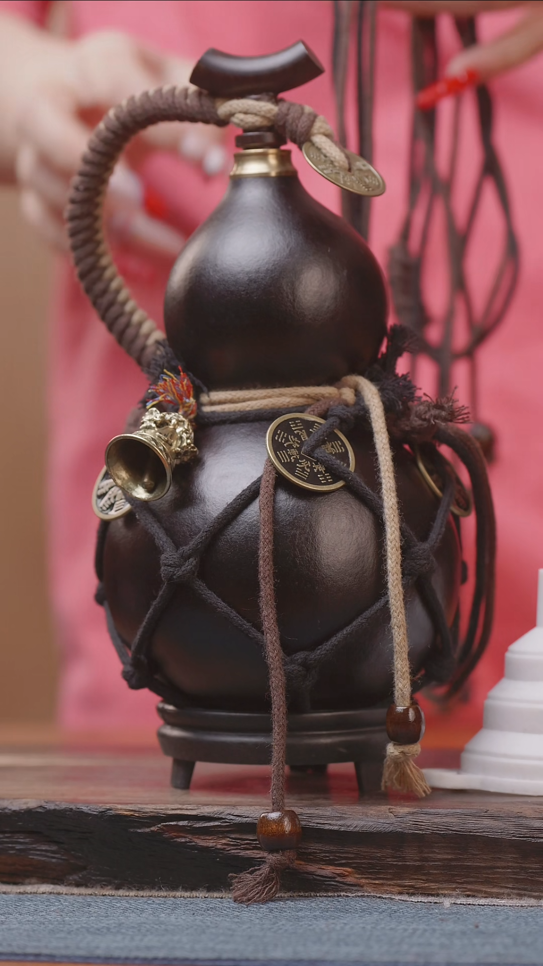 1203号精品大漆葫芦防腐防渗装水茶酒