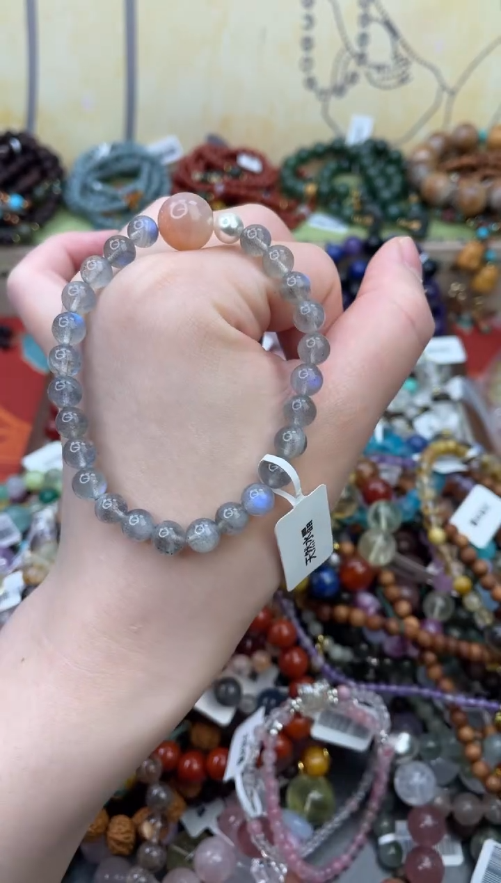 未镶嵌手链月光石444