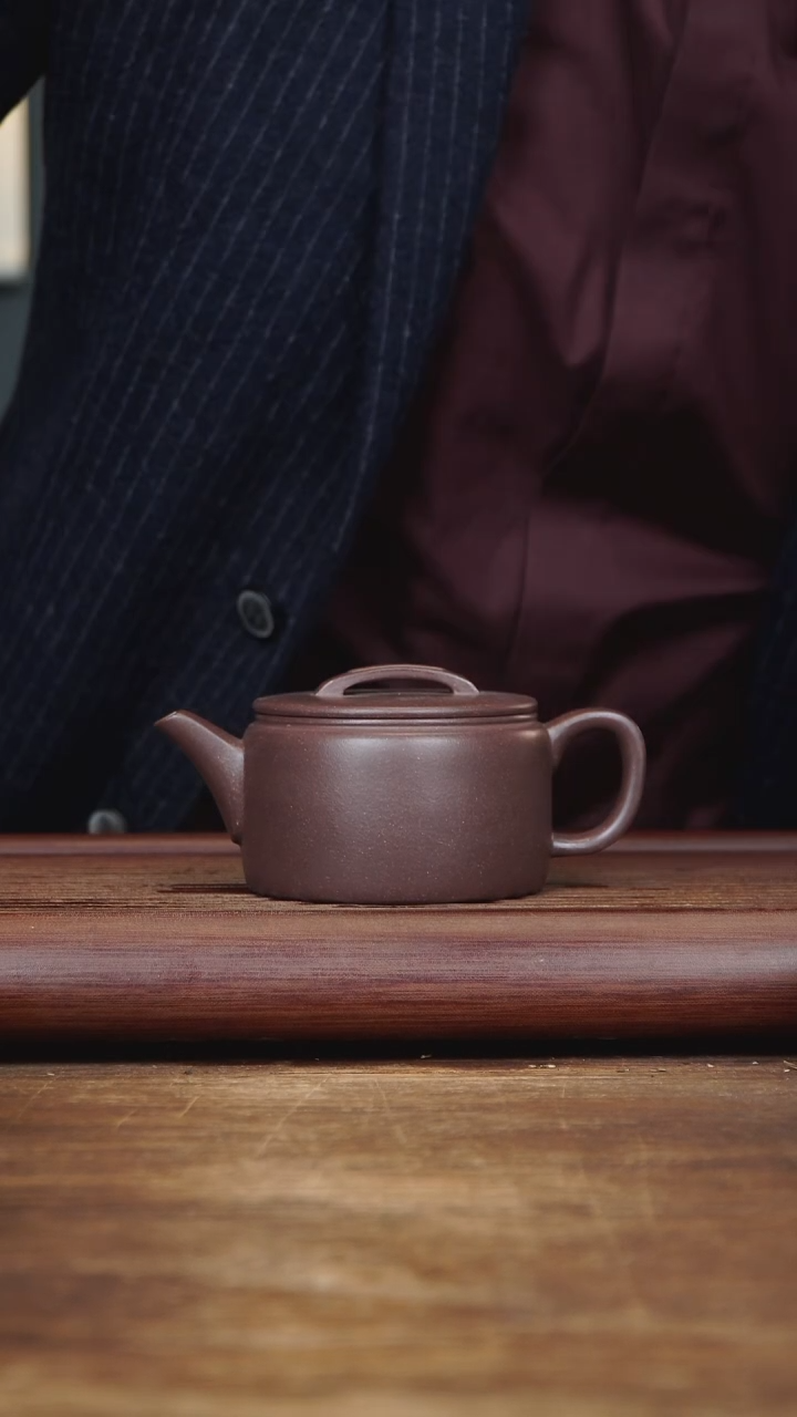 【闪购商品】紫砂茶壶220ml 大汉瓦 紫泥
