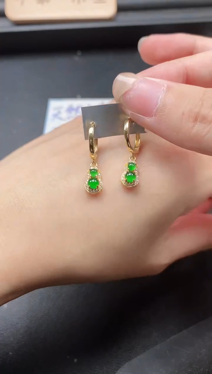 翡翠戒指银S925镶嵌51511