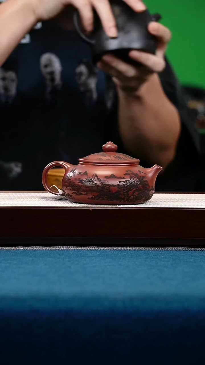 茶壶紫砂龙血砂寒江