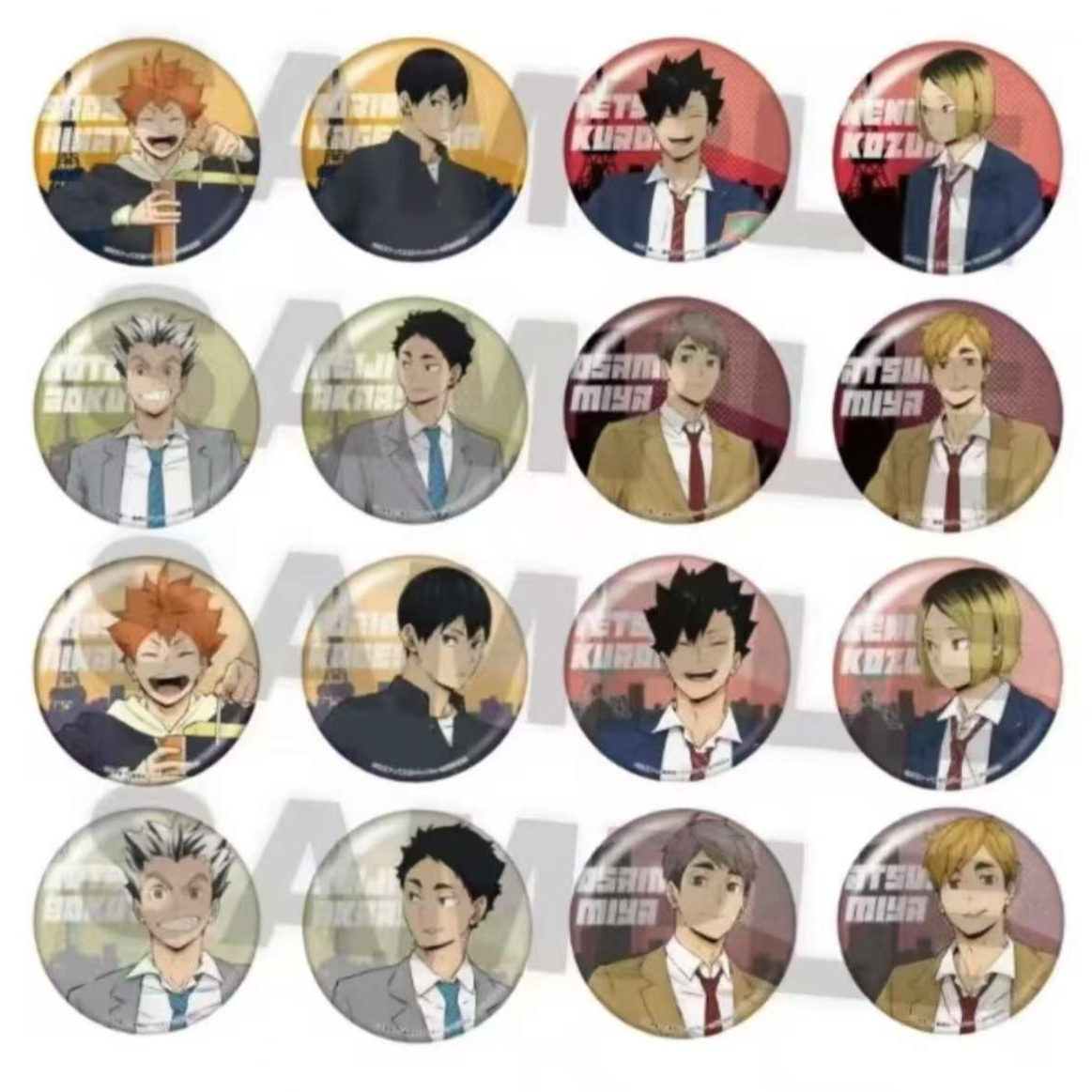 【排球少年】东京塔联动吧唧（盲盒代拆）