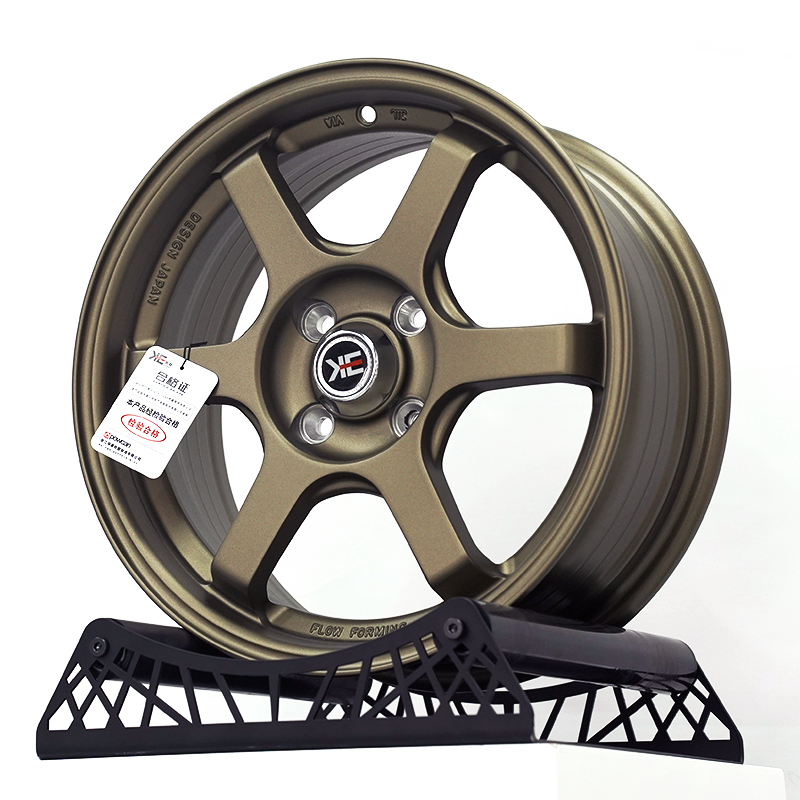 KE3s206B旋压轮毂15寸4孔适配本田飞度雨燕领跑雨燕嘉年华TE37  