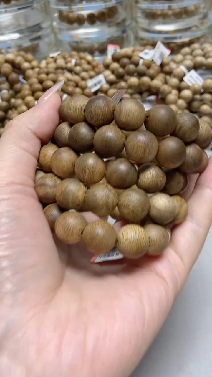 手串沉香文莱圆珠单圈1.3多样性发其一