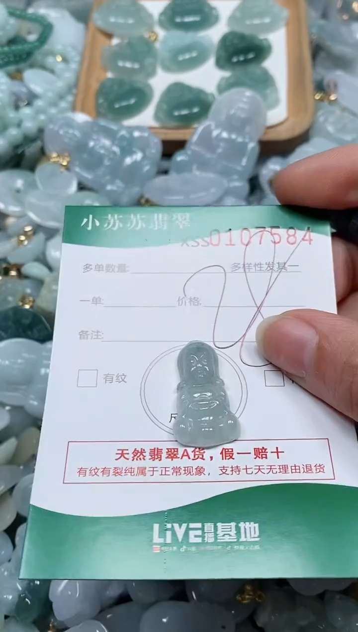【闪购商品】翡翠颈饰未镶嵌闪购商品0107584
