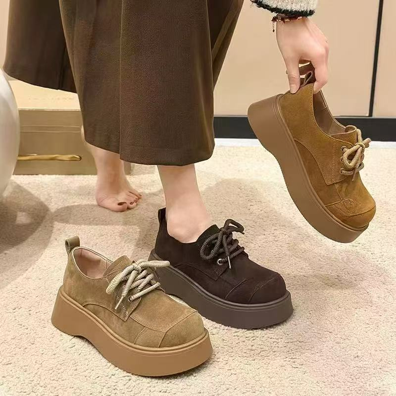 9962早春新款2025年包头博肯舒适休闲百搭复古休闲鞋