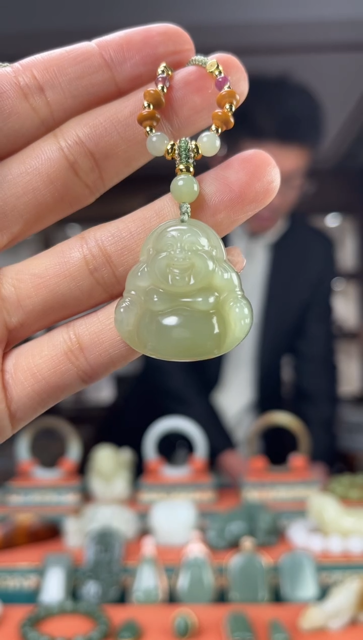 【闪购商品】和田玉颈饰未镶嵌佩佩30mm左右