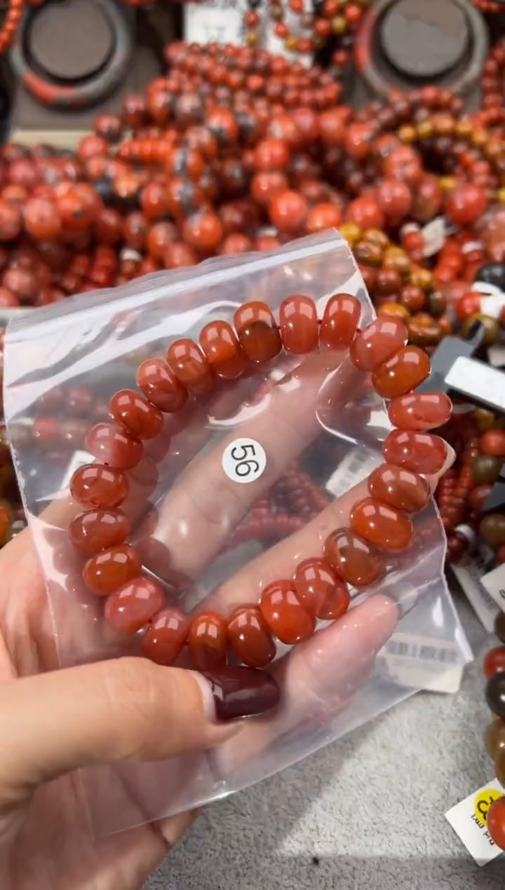 未镶嵌手串南红玛瑙13+