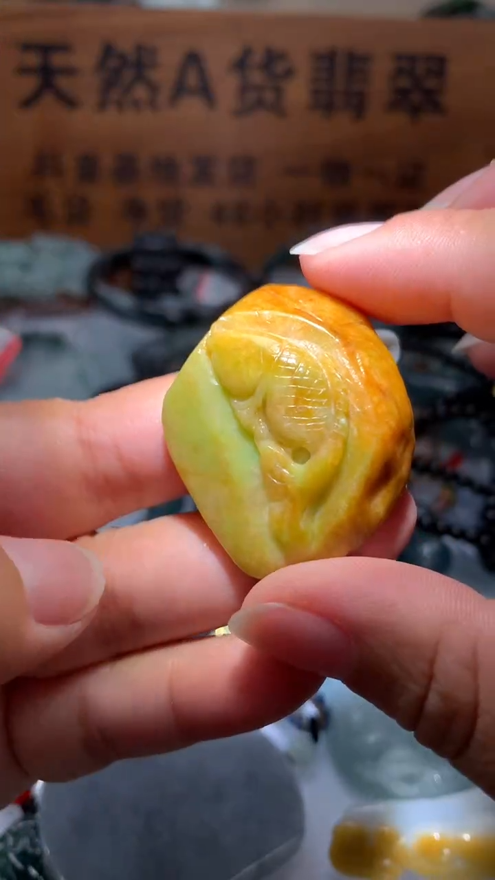 【闪购商品】翡翠颈饰未镶嵌保真天然A货翡翠