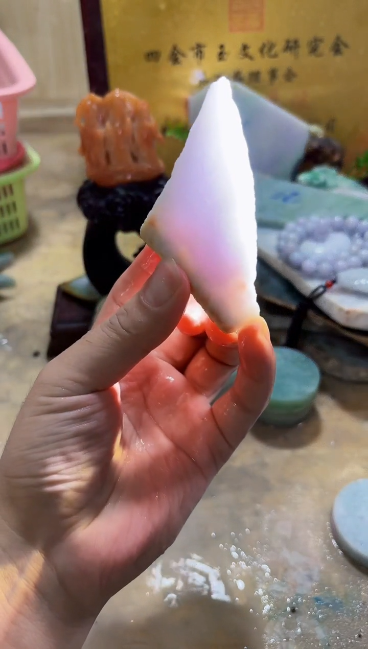 翡翠挂件未镶嵌A货常星1818