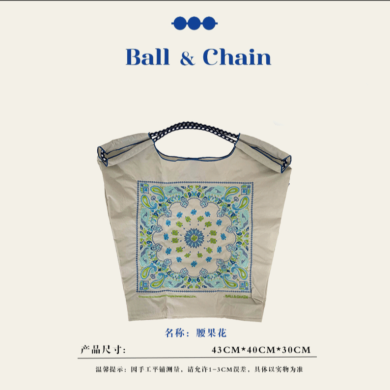 腰果花 BallChain官方正品福冈店首发刺绣单肩包斜挎包女