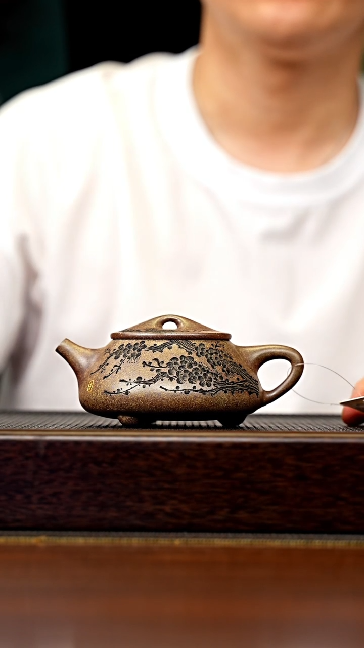 茶壶紫砂宜兴原矿 手工 紫砂壶容量200CC