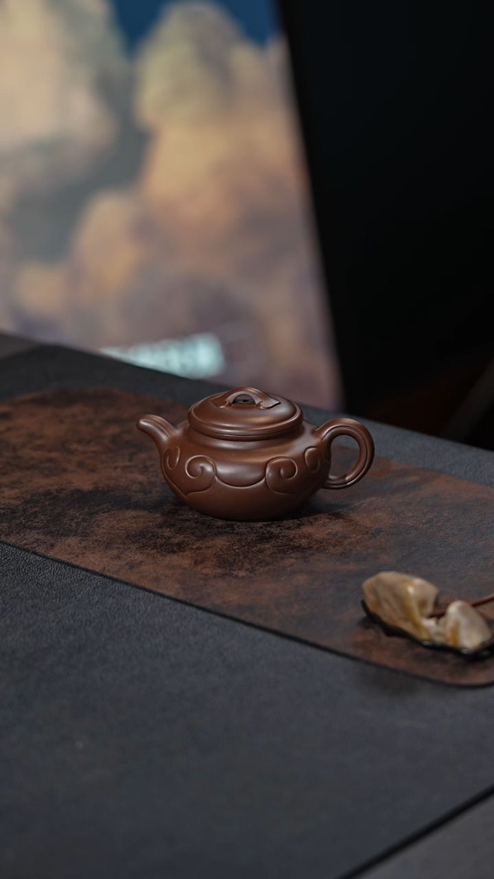【闪购商品】紫砂茶壶仿古如意