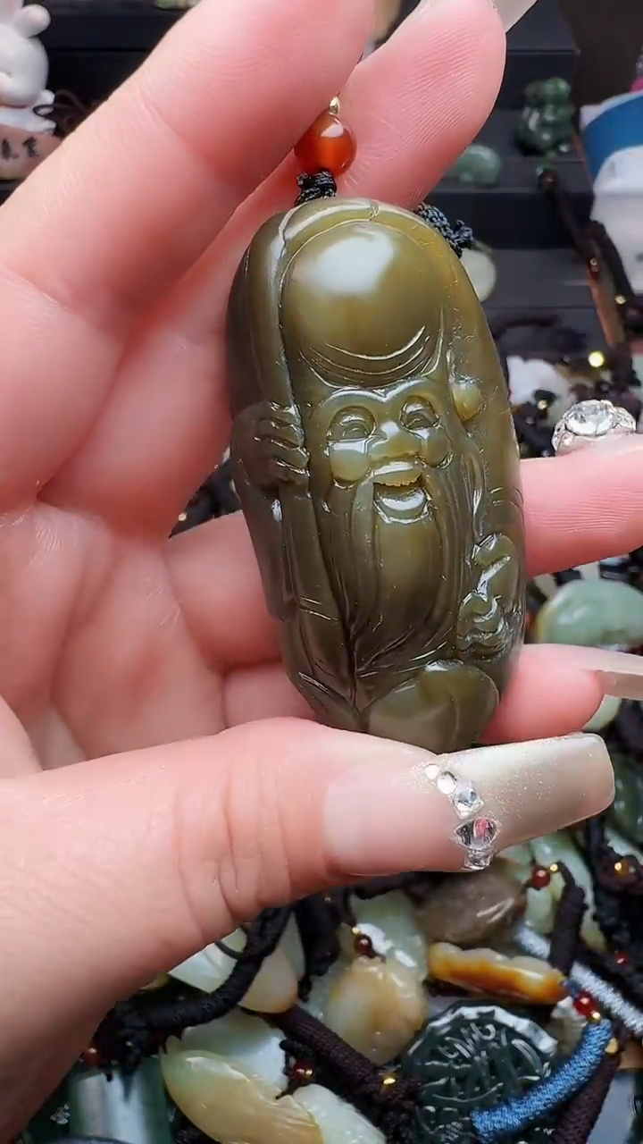 【闪购商品】和田玉颈饰未镶嵌寿星