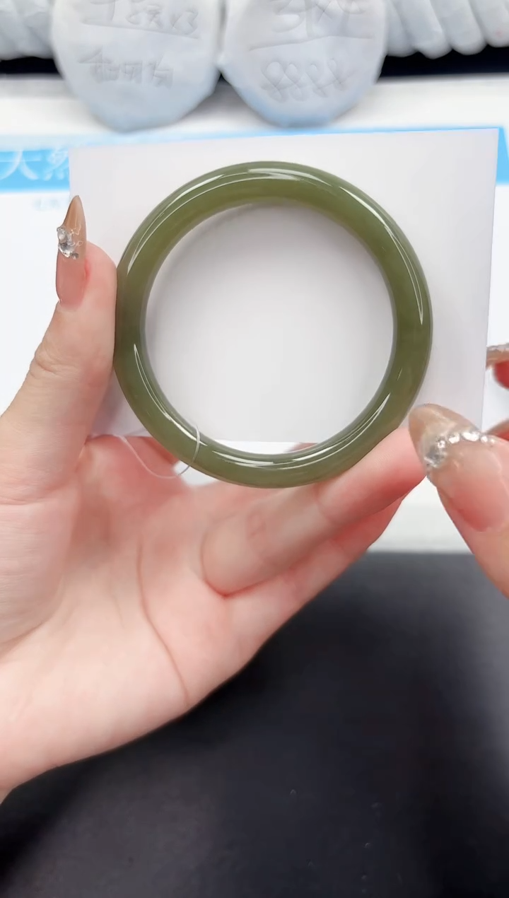 和田玉手镯未镶嵌98-53.8XB