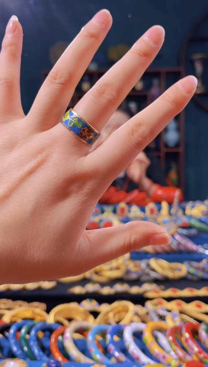 【闪购商品】非遗绝技 景泰蓝戒指