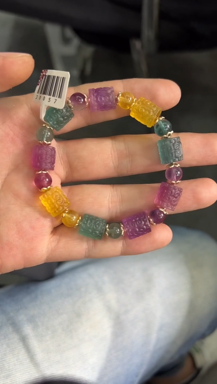 【闪购商品】萤石手链未镶嵌19 莹石