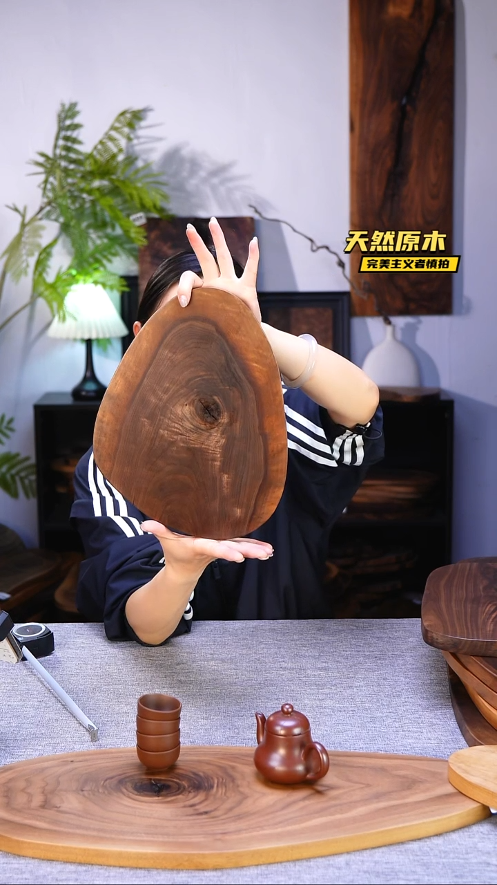 木北美黑胡桃原木.干裂疤结不属于商品质量问题完美主义者慎拍