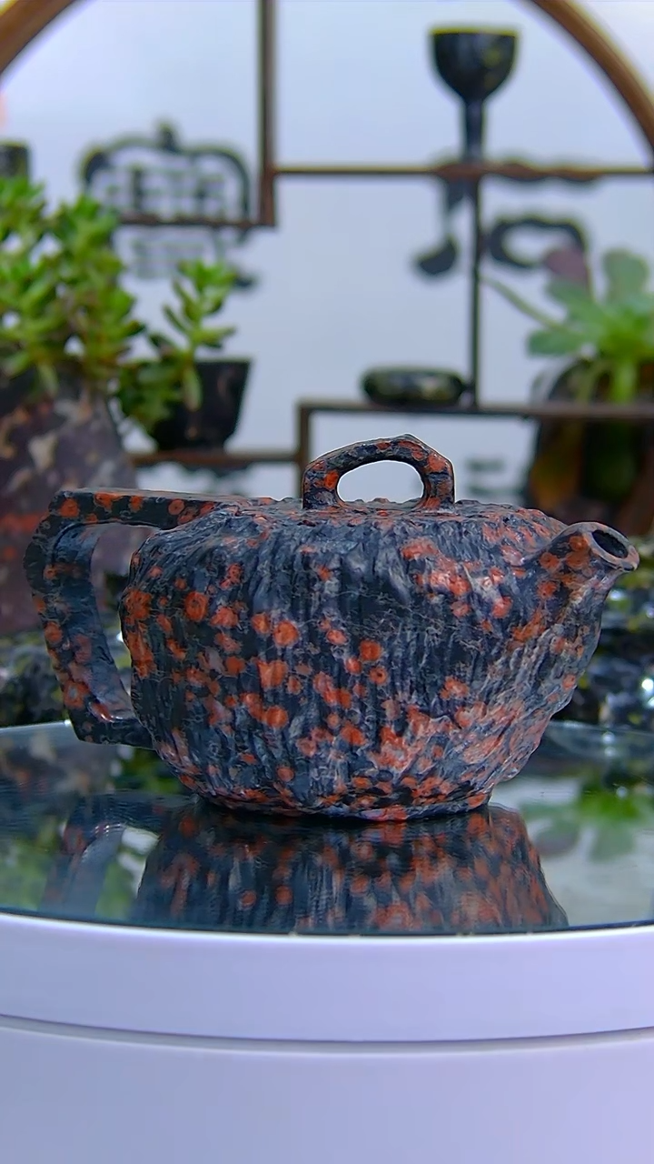 【闪购商品】奢上奢梅花玉茶具