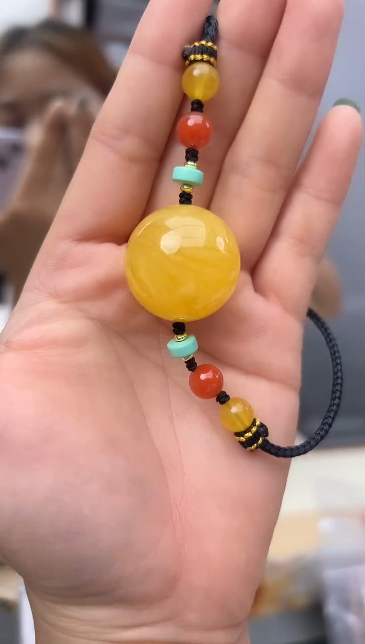 未镶嵌蜜蜡裸石蜜蜡吊坠