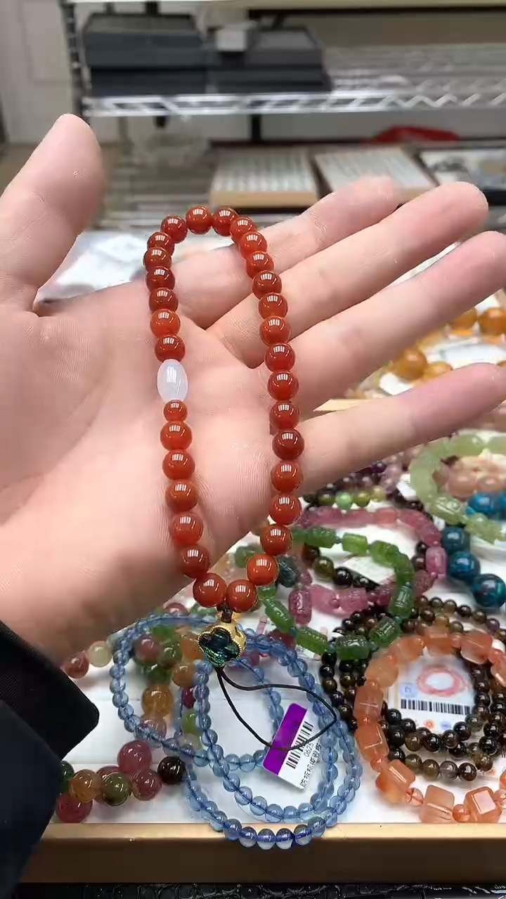 【闪购商品】玛瑙/玉髓手链未镶嵌手链97