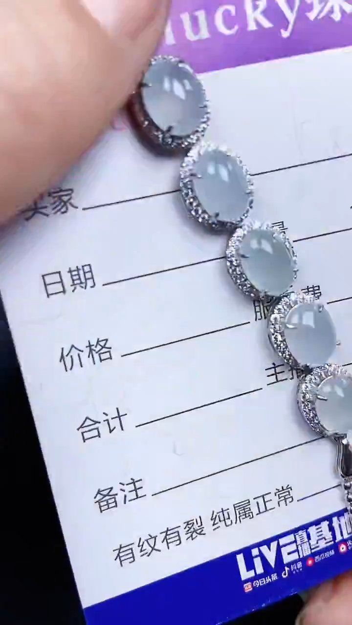 颈饰银S925镶嵌翡翠0389