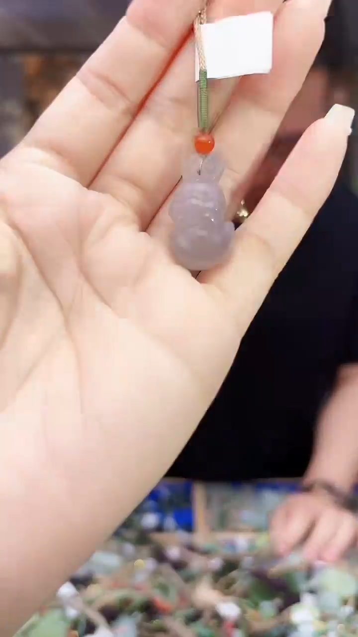 和田玉未镶嵌挂件拍一发一