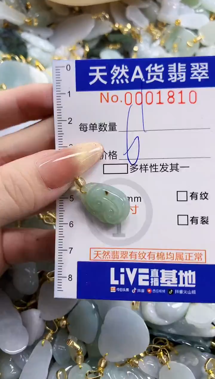 颈饰未镶嵌翡翠天然A货翡翠