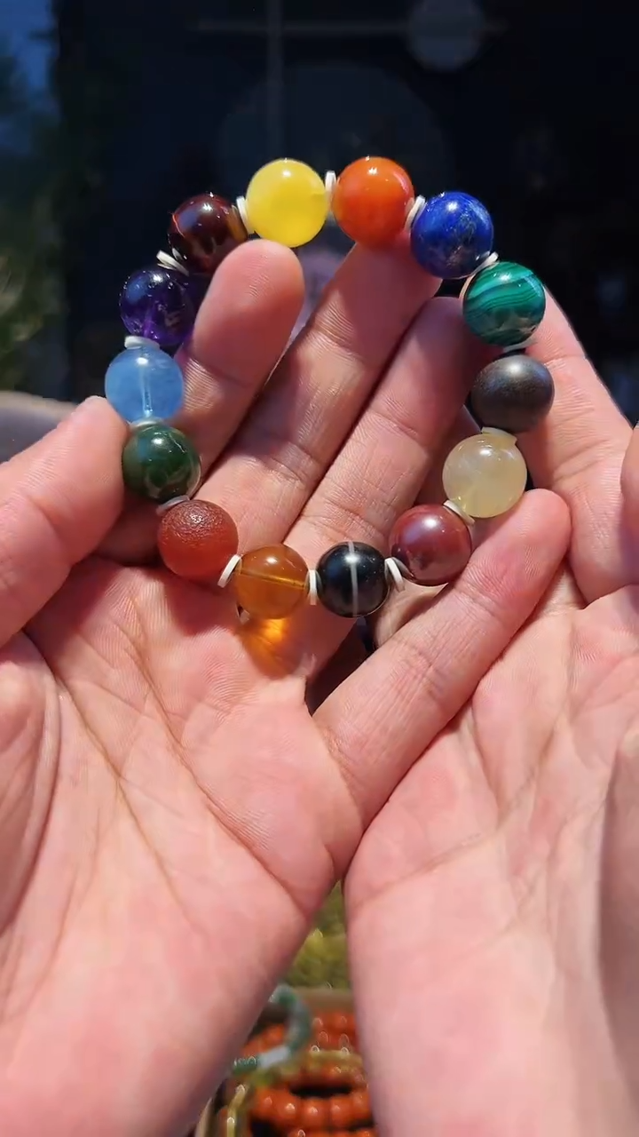 【闪购商品】玛瑙/玉髓手串未镶嵌14左右多宝