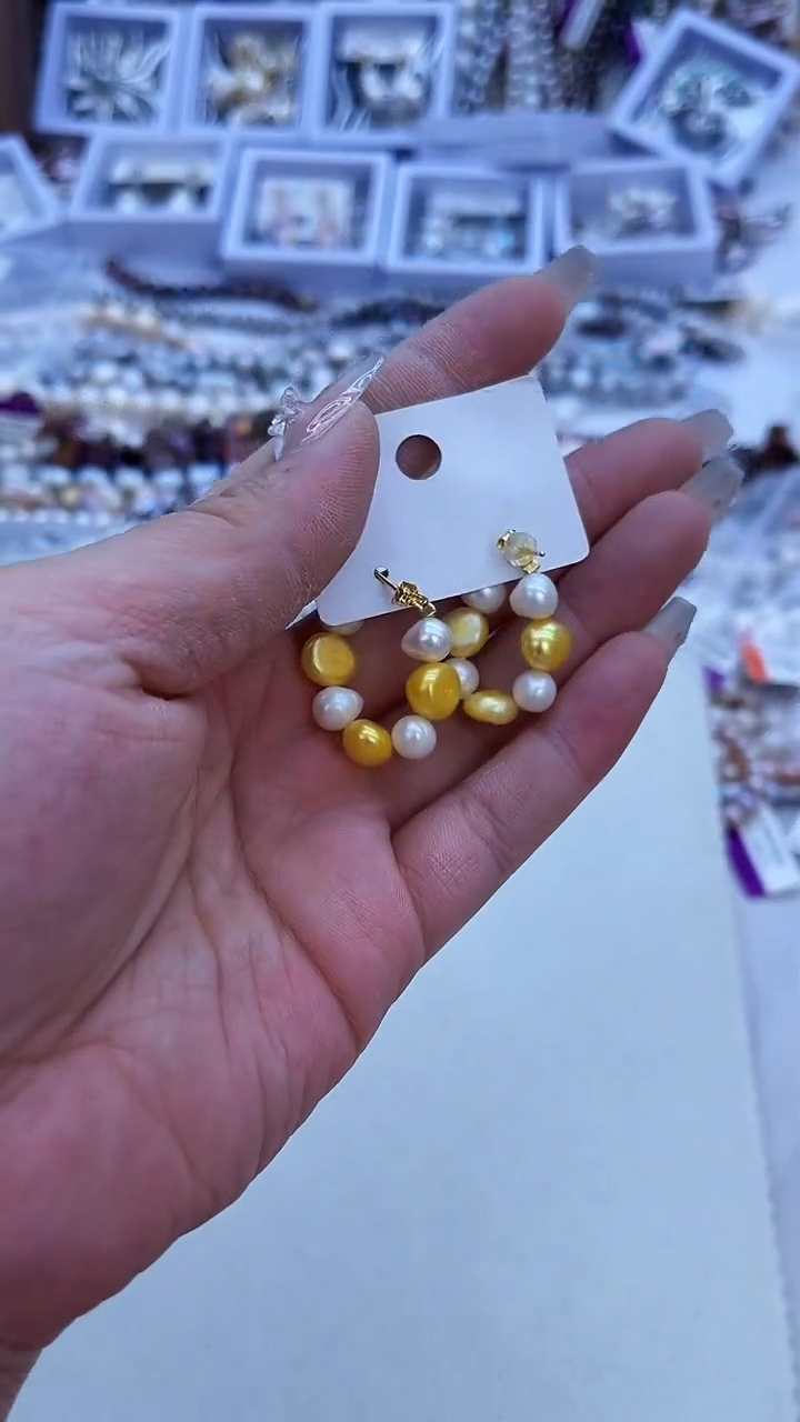 【闪购商品】淡水珍珠耳饰未镶嵌844