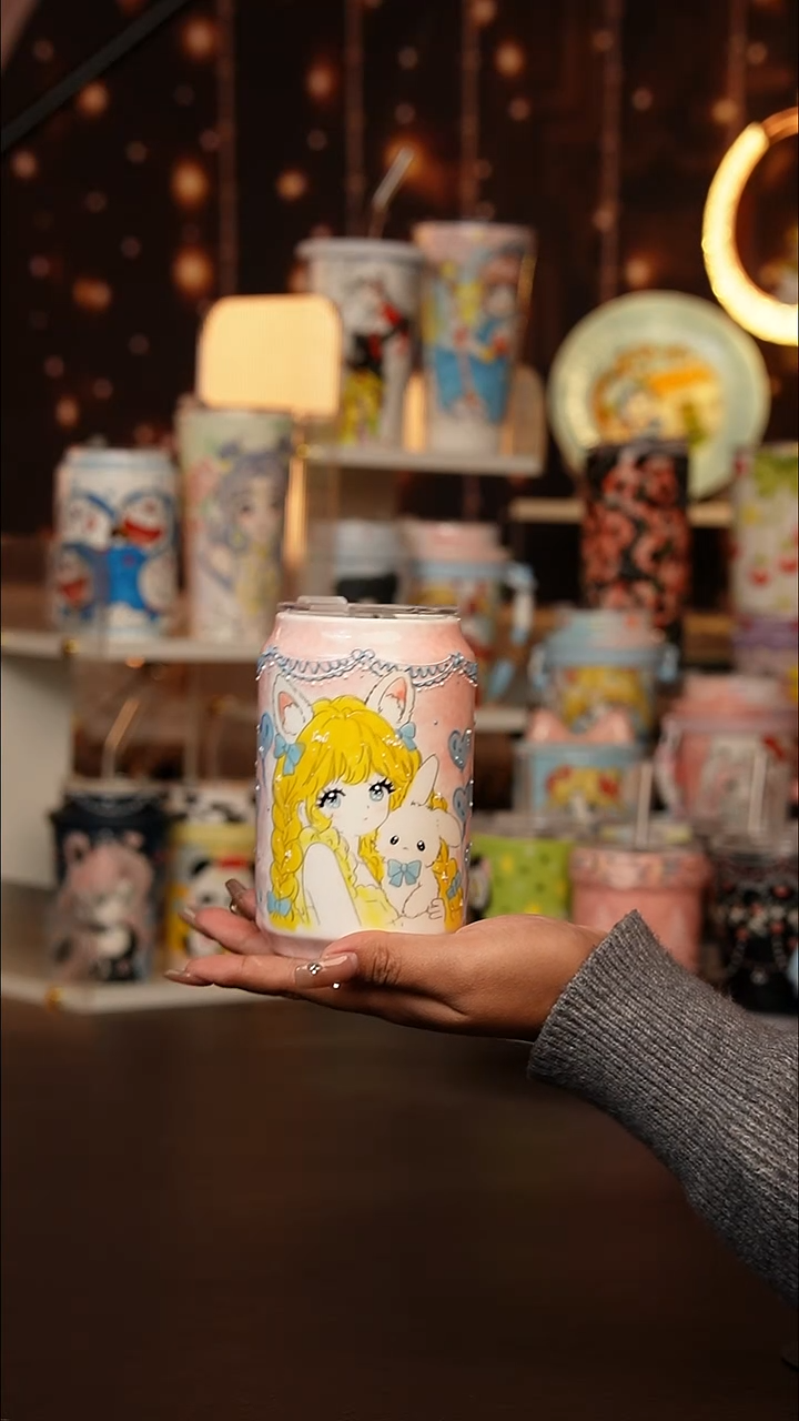 （玉泥）景德镇手工手绘文创陶瓷杯·