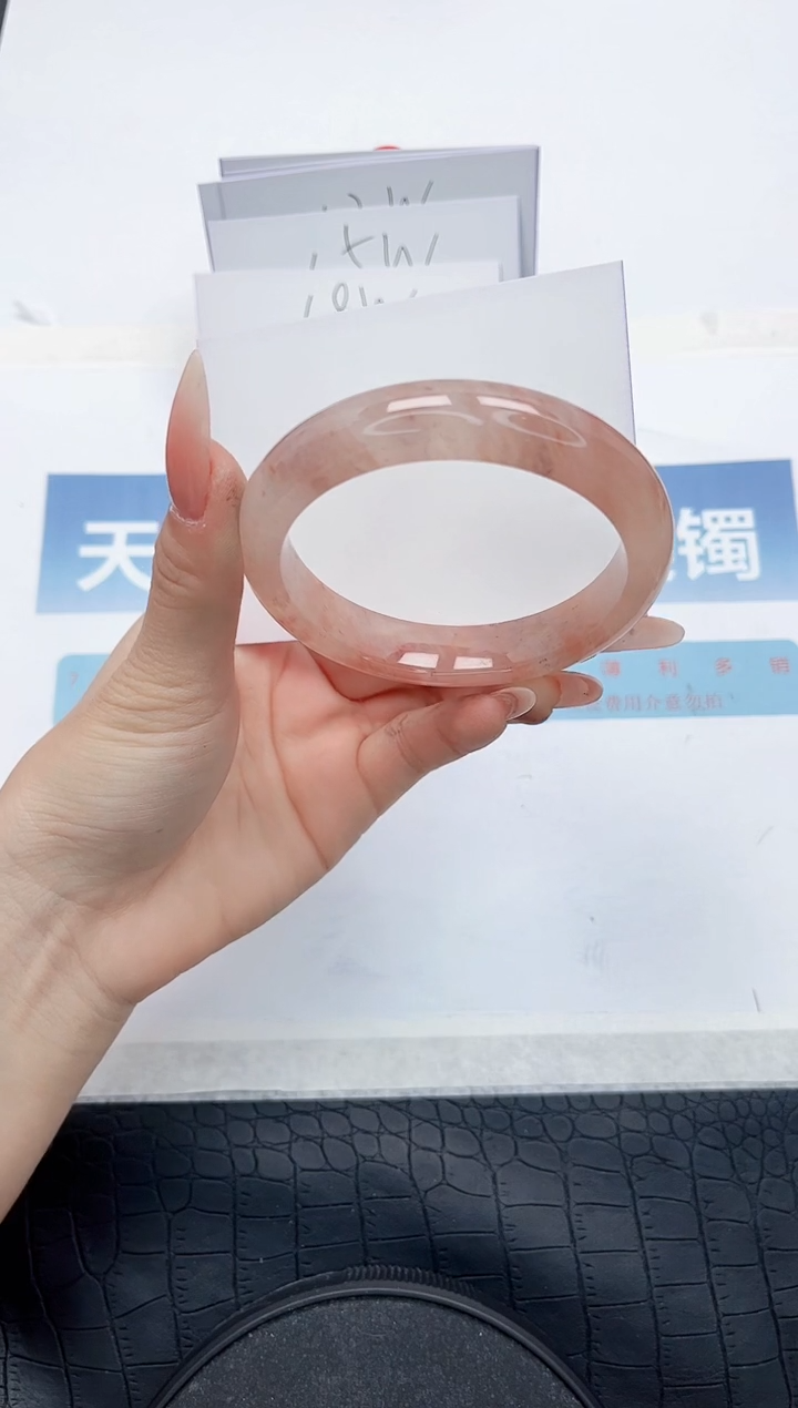 【闪购商品】石英质玉手镯未镶嵌N238-58